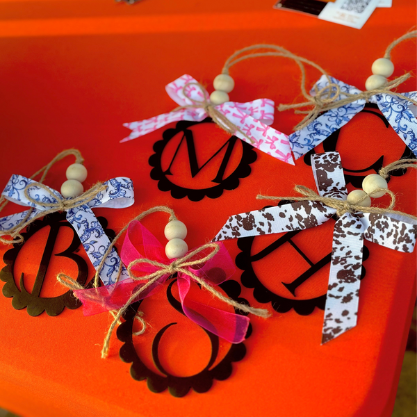 Monogrammed Decorative Hangers
